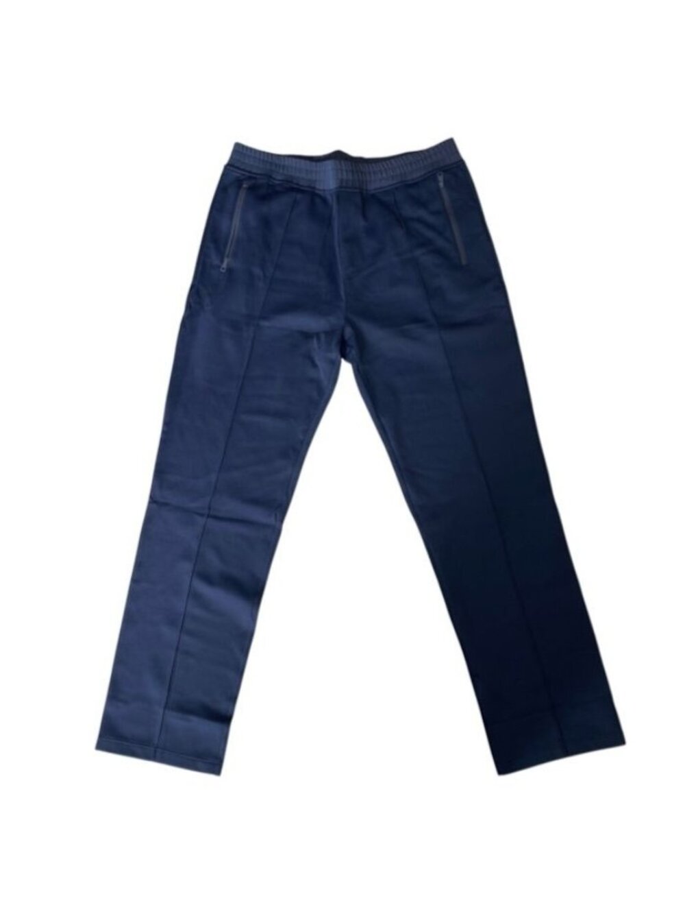 Louis Vuitton Trousers Jersey Pants Track Polyester Silk Navy